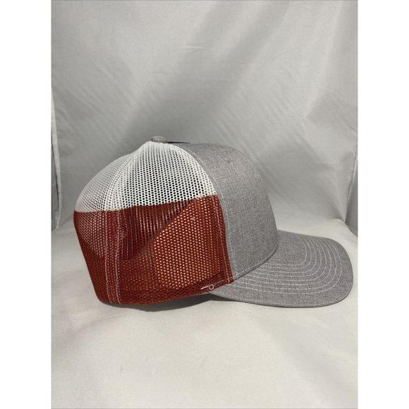 Peterbilt Trucker Hat - Heather Gray & Texas Flag Snap Back Trucker Hat - Picture 4 of 5